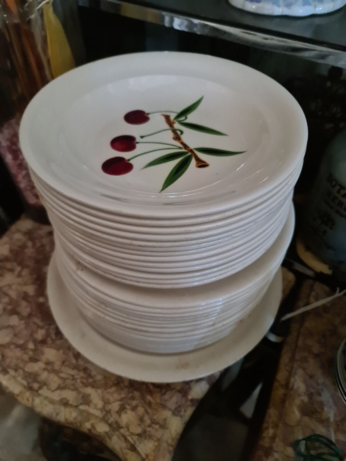 Set of 30 plates by Colette Gueden