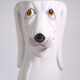 Umbrella holder ceramic dog design italy