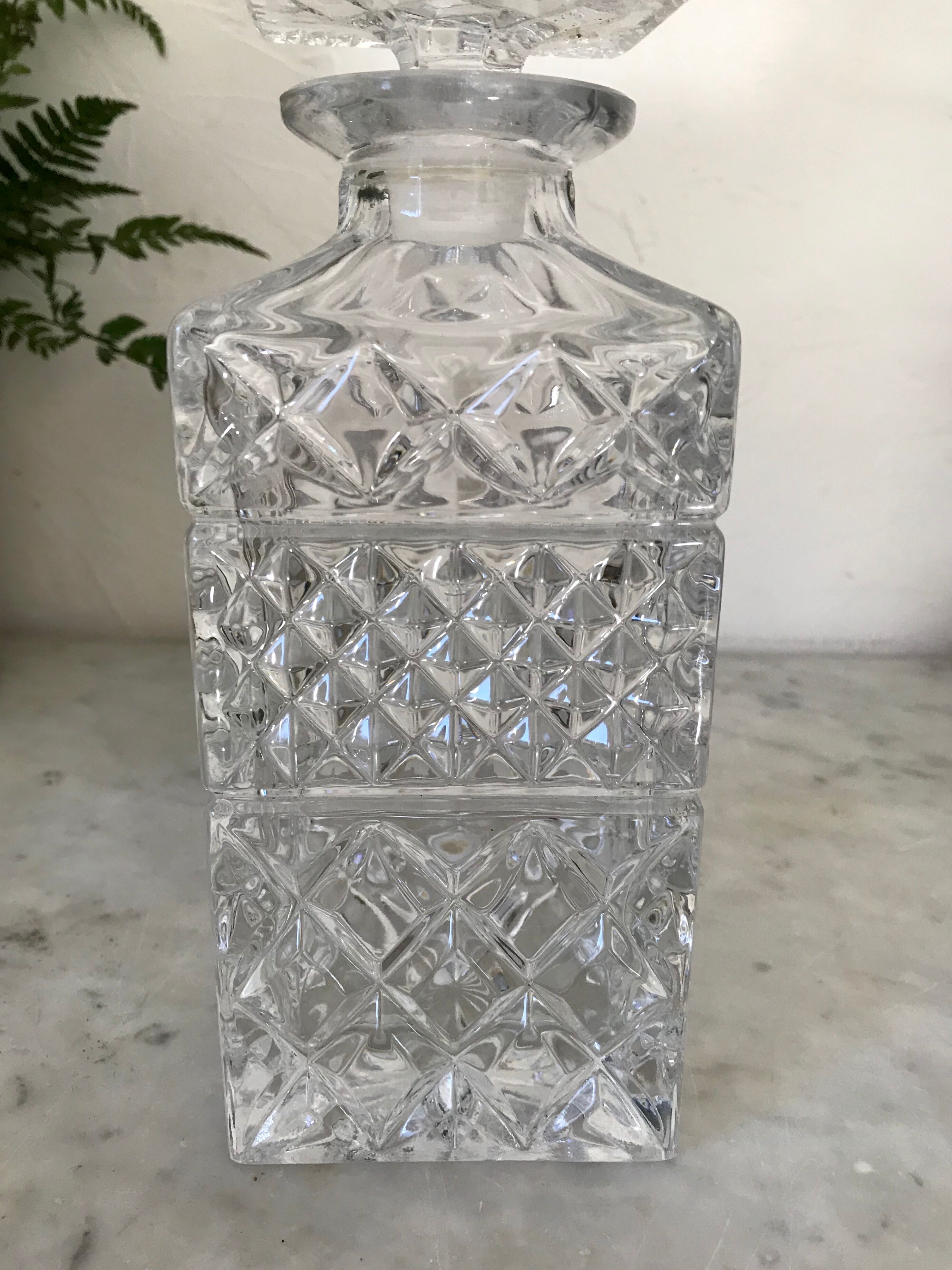 Crystal whisky carafe