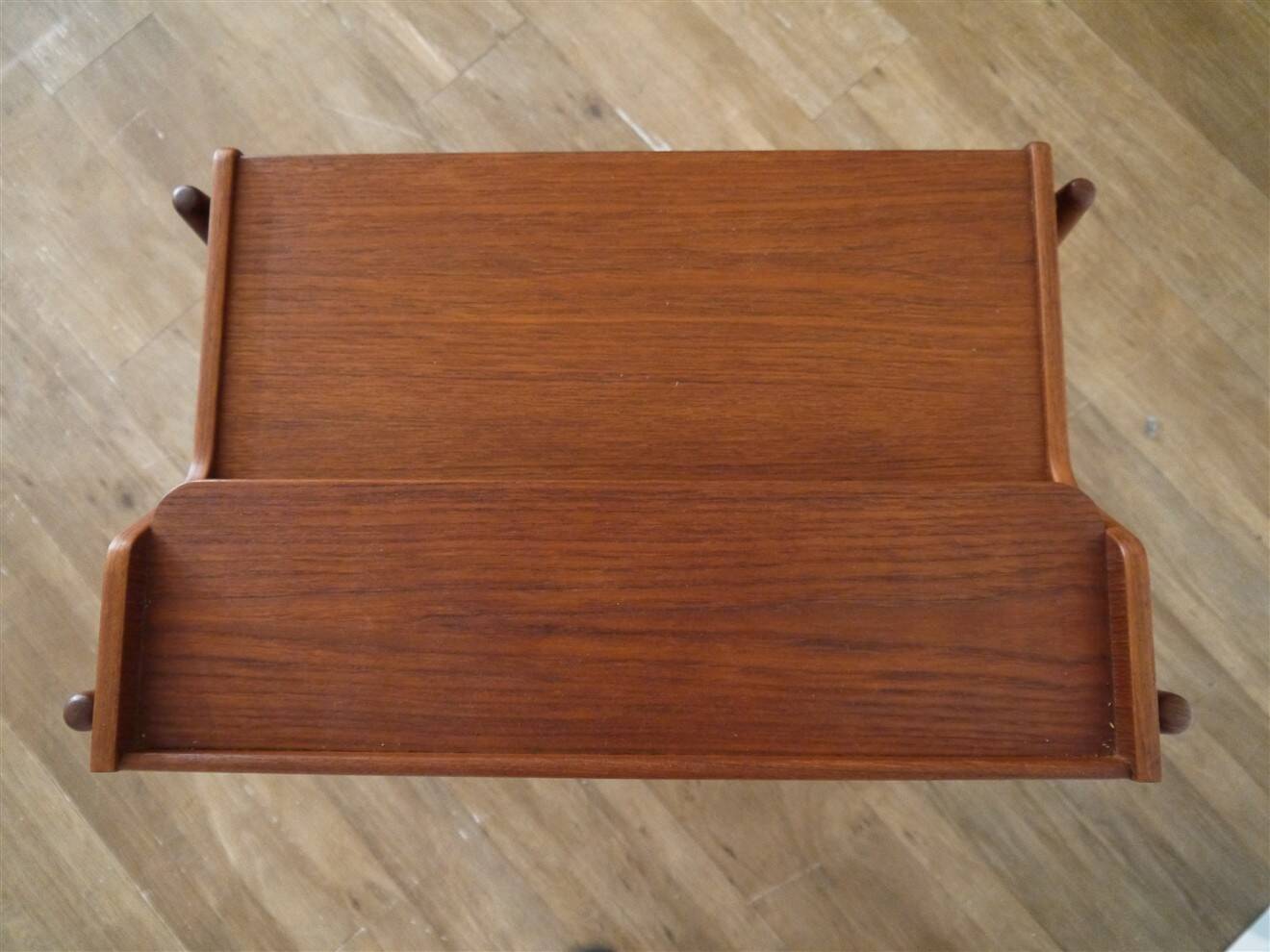 Danish teak side or bedside table from the 1960s.