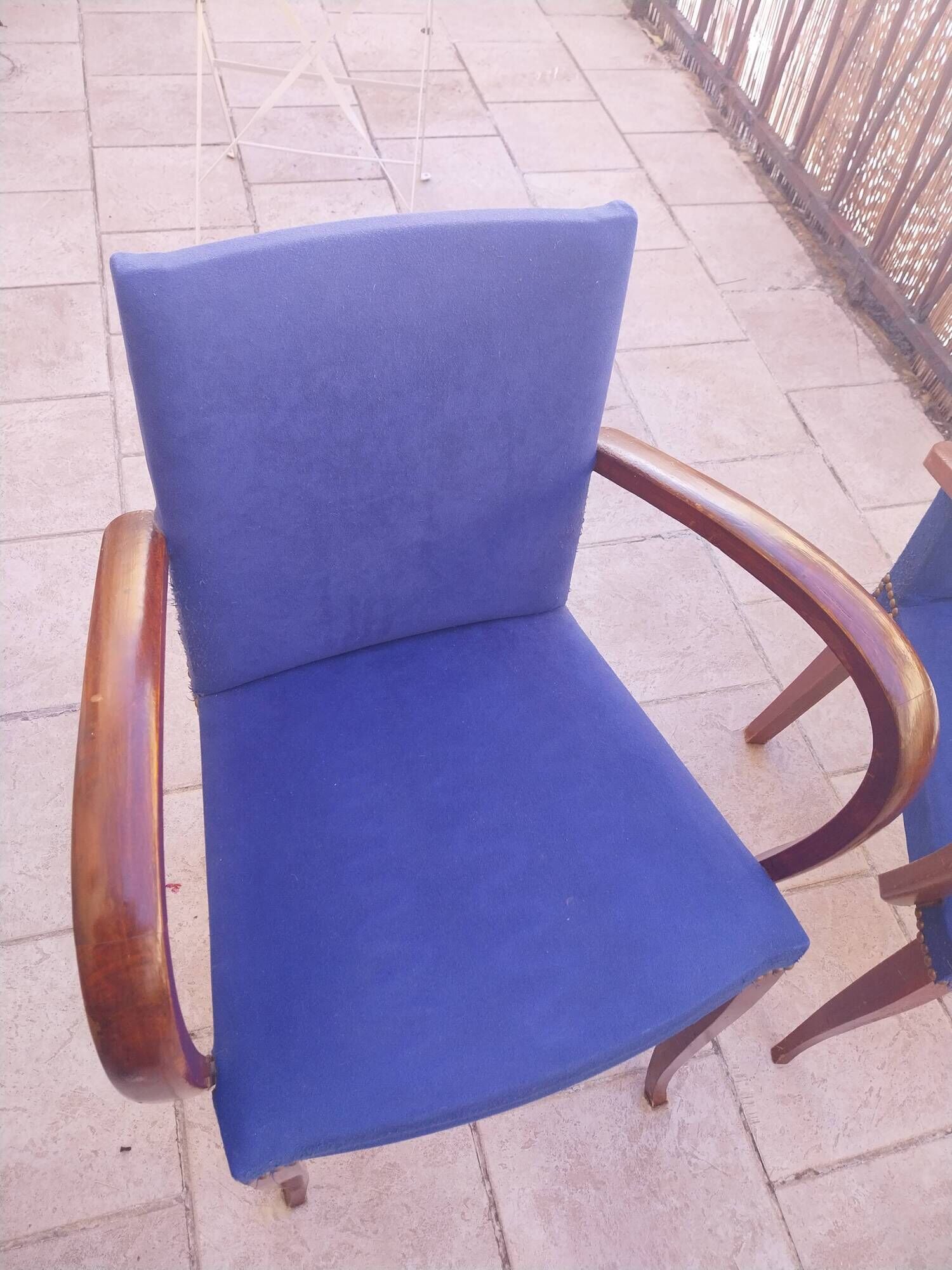 Pair of Bridge armchairs
