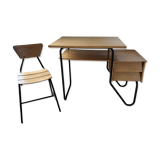 Modernist children's desk and chair