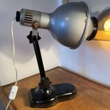 Sollux metal and Bakelite lamp. Industrial