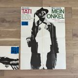 Vintage poster my uncle mein onkel jacques tati