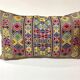 Cretan Greek Hand Embroidery Pillow Cover, 1970s Folk Art Textiles