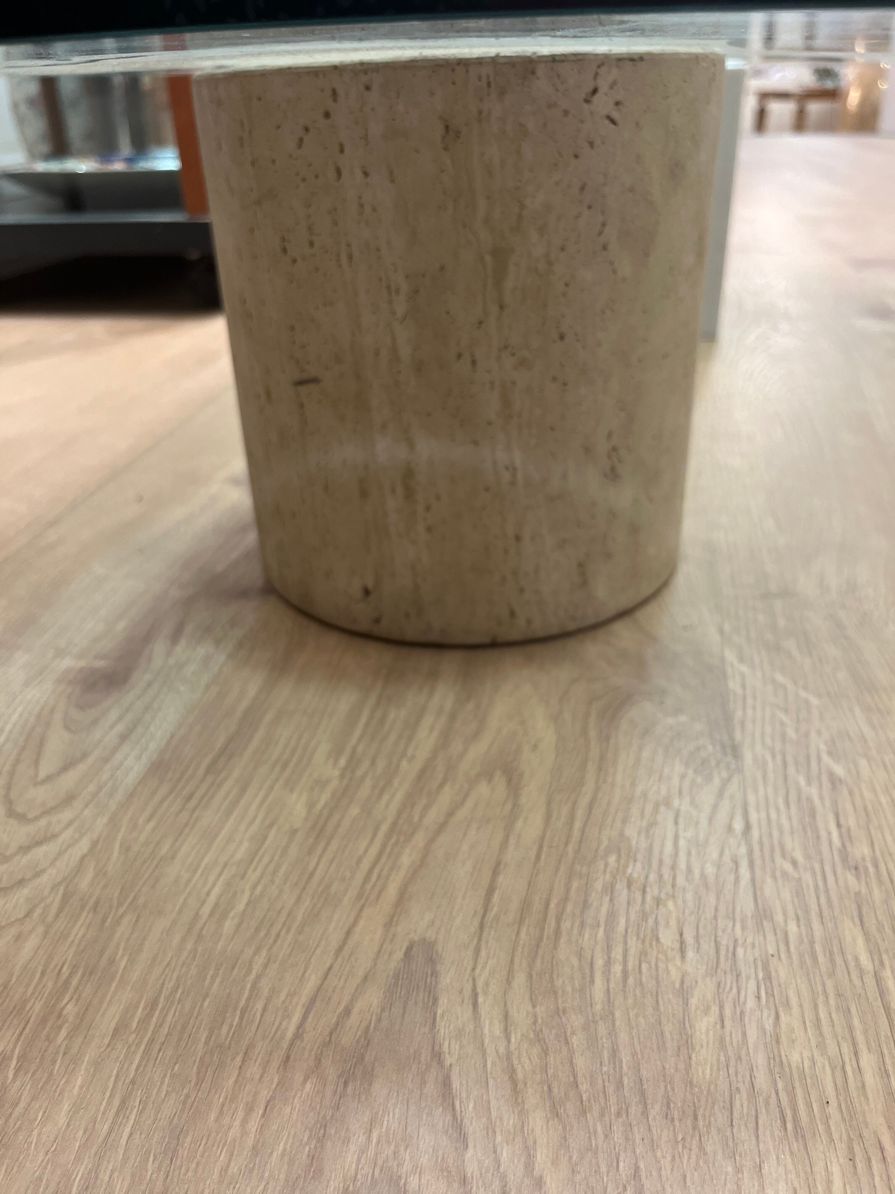 Coffee table design martinelli luce "metafora", lella & massimo vignelli