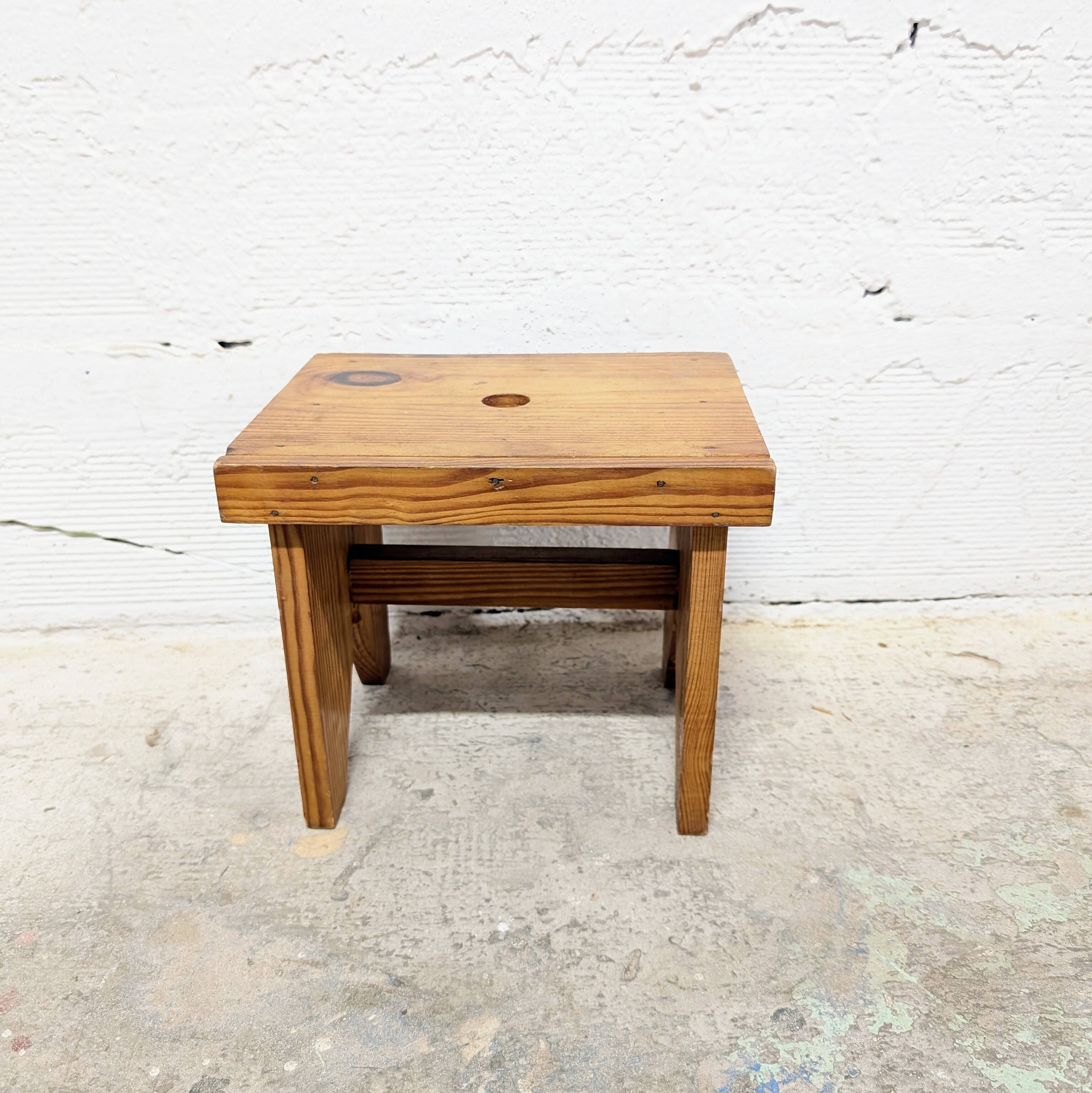 Small wooden stool / footrest