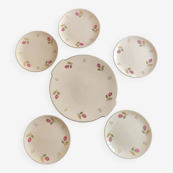 Gien porcelain dessert service