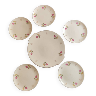 Gien porcelain dessert service