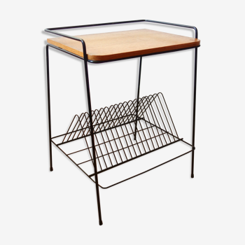 Table with magazine rack from the 60s