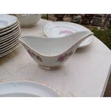 "Orchies Moulin des Loups" porcelain dinner service