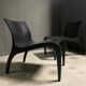 A pair Minimalist bent plywood lounge chairs