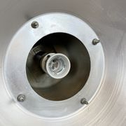 Suspension industrielle en aluminium d’Elektrosvit, années 1960
