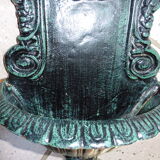 Cast-iron wall fountain decor lion head