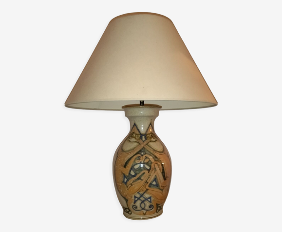 Lampe céramique Ireland pottery années 80 castle connell