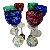 Double color crystal glasses the grand dukes