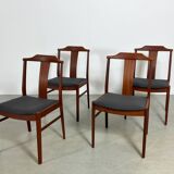 Scandinavian Teak Chairs Yngve Ekström 60s MidCentury