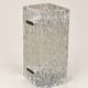 Vintage Kalmar textured glass suspension light – 1960s-1970s