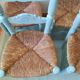 Rustic farm straw country chairs
