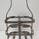 Two baskets metal and patinated wood early twentieth century