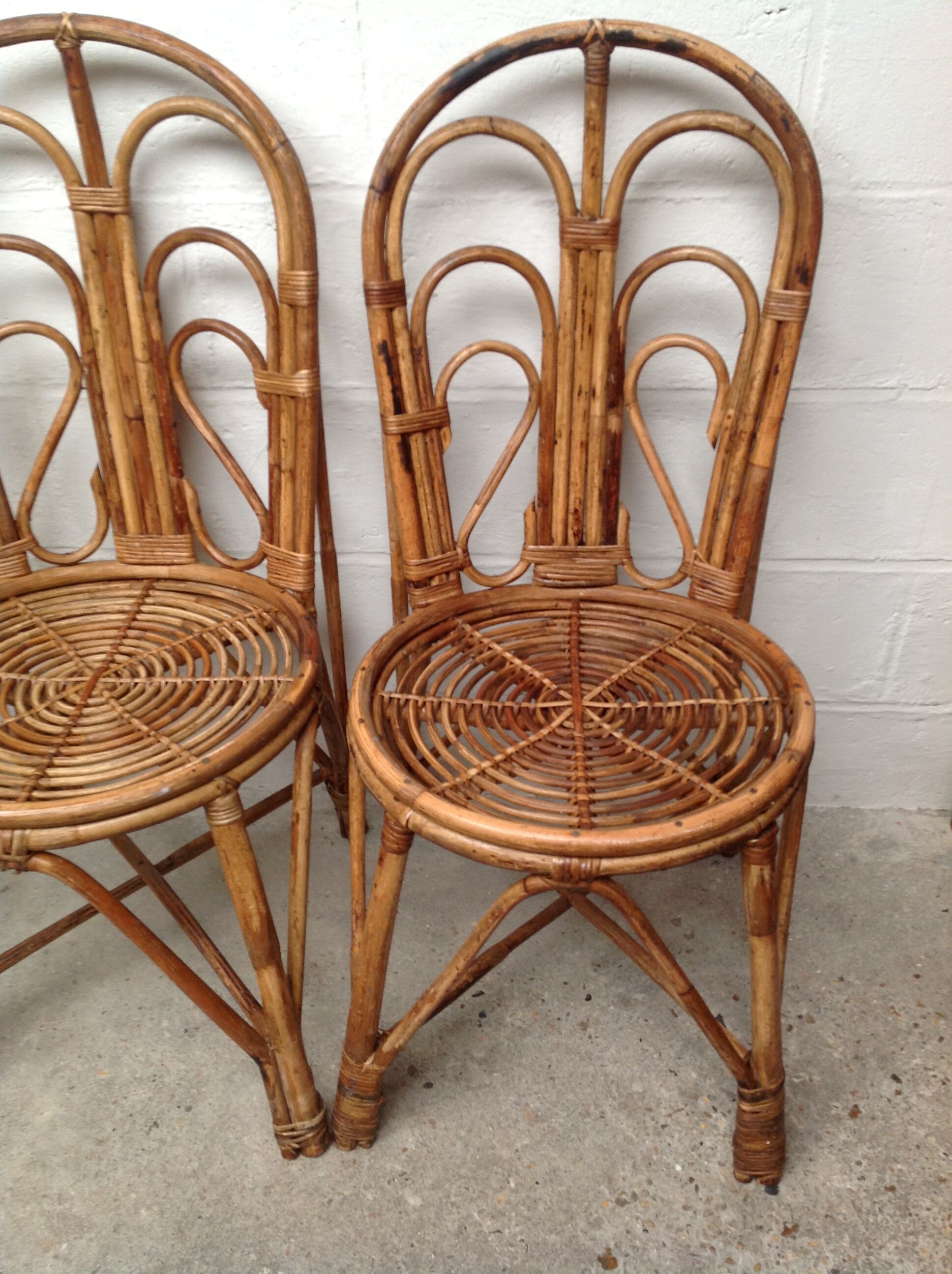Vintage rattan chairs