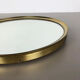 German modernist wall brass mirror Vereinigte Werkstätten München 1950s