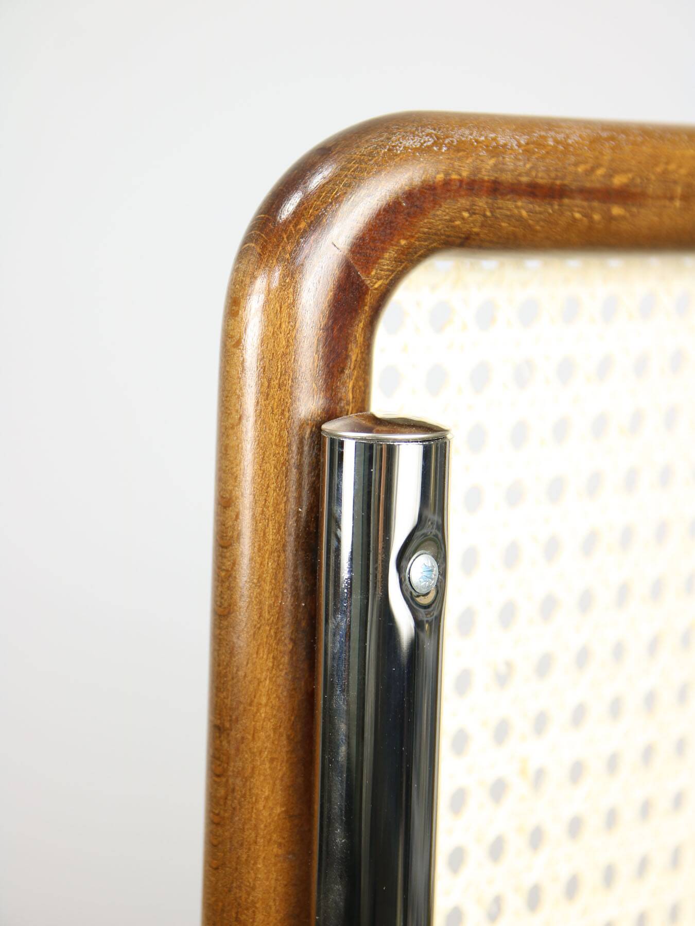 Pair of vintage Cesca B32 brown chairs by Marcel Breuer