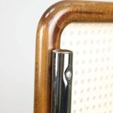 Pair of vintage Cesca B32 brown chairs by Marcel Breuer