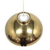 Metal pendant light, Sweden, 1970