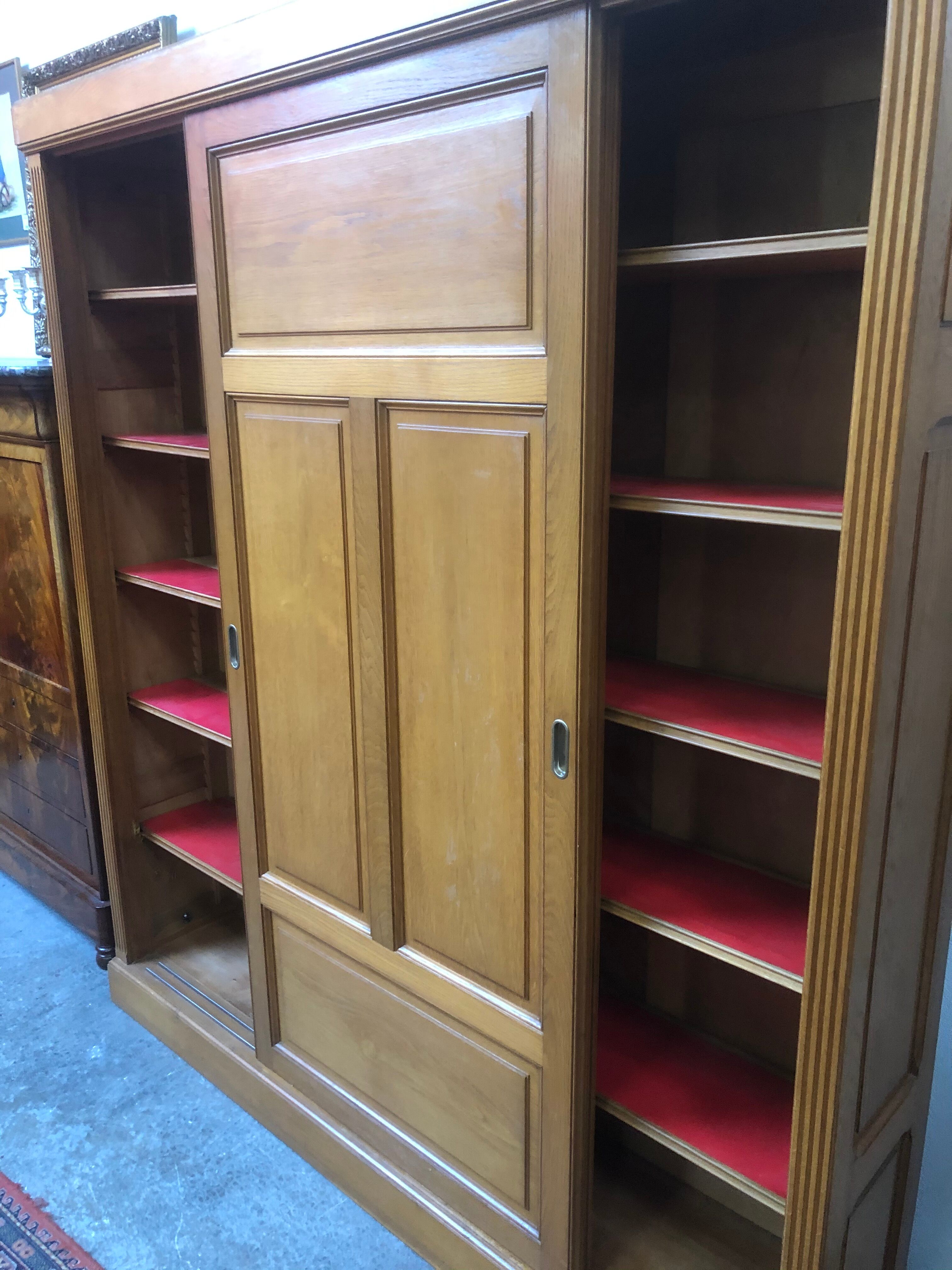 50/60s vintage oak administration library