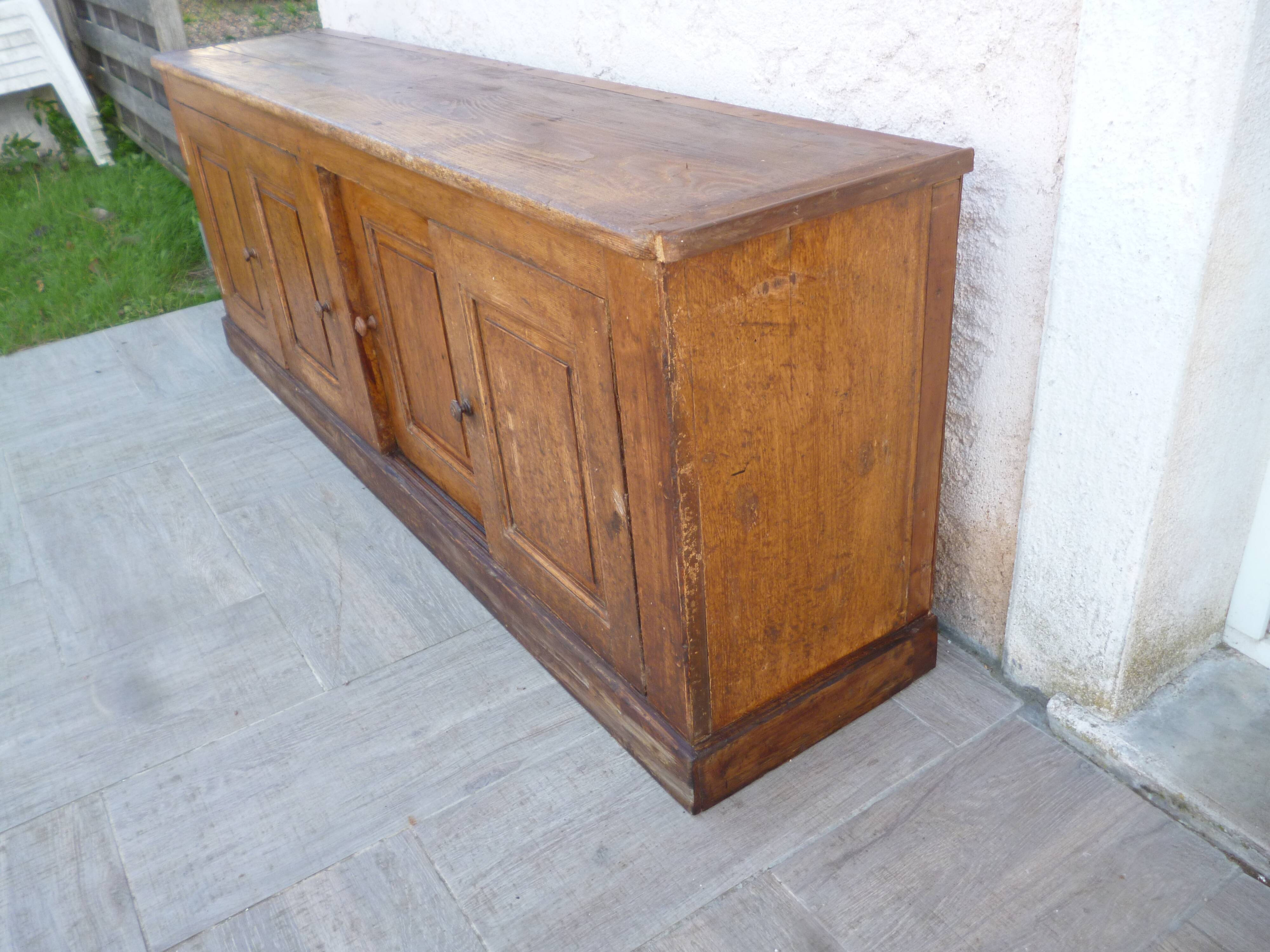 Meuble enfilade de métier vintage