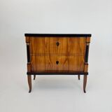 Biedermeier Chest of Drawers in Ebonized & Gilded Cherry Wood, Franconia, 1820s