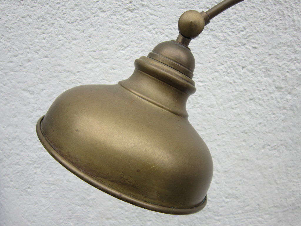 Brass floor lamp, art deco style