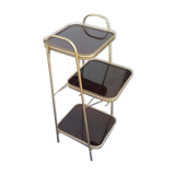 Vintage gold metal shelf