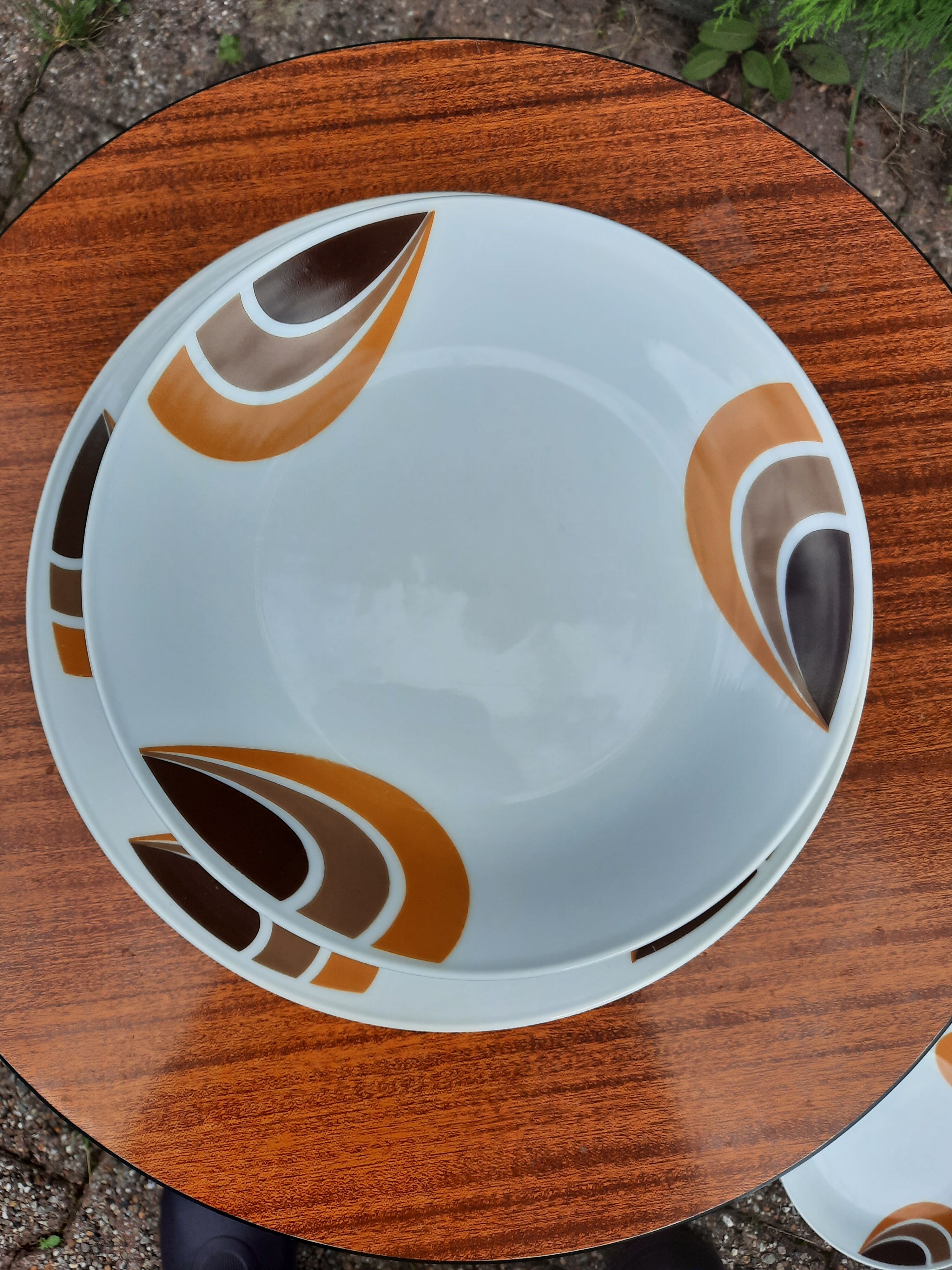 Service à dessert vintage porcelaine allemande