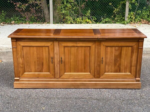 Enfilade en chêne massif Louis Philippe du XIXème 190cm