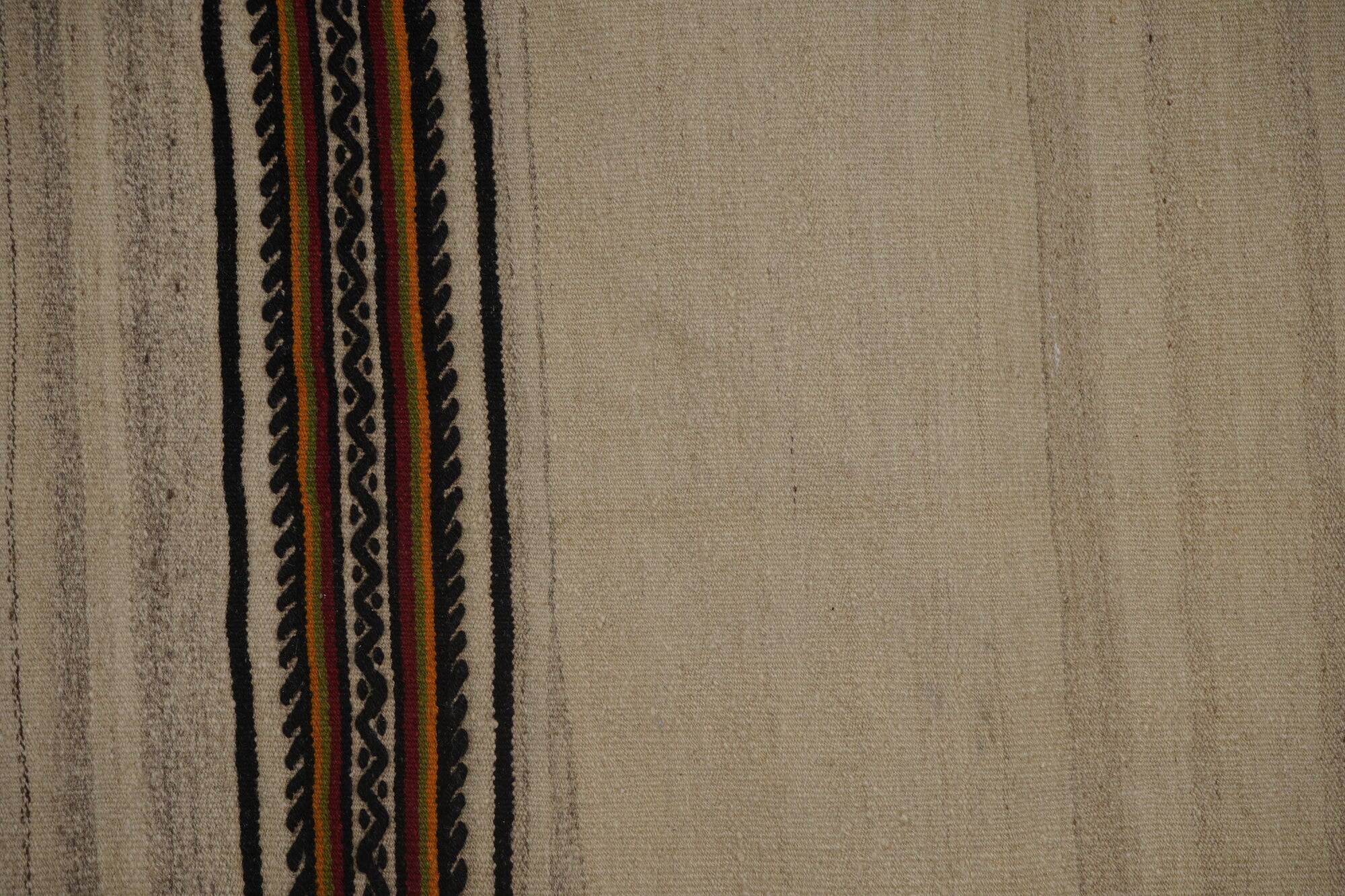 Vintage Turkish kilim handwoven 238x336 cm