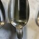 6 tablespoons. Antique. Silver-plated.