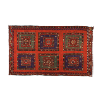Tapis en kilim artisanal anatolien 307 cm x 183 cm