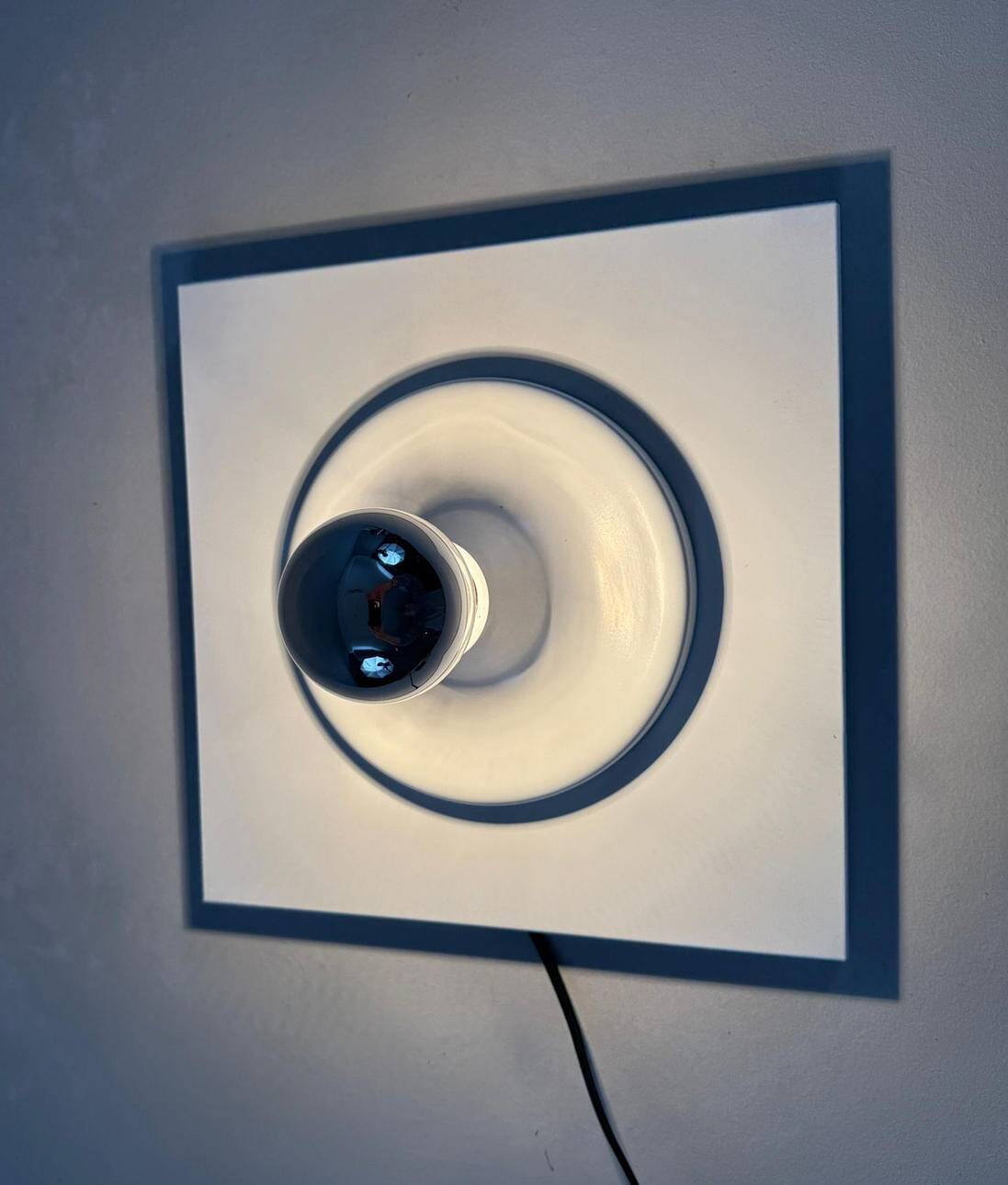 Space Age wall lamp/ceiling lamp, Germany, 1970s.