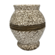 Vase en émail crispé