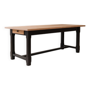 Table de ferme en chêne - massif