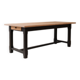 Solid oak farmhouse table