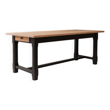 Table de ferme en chêne massif