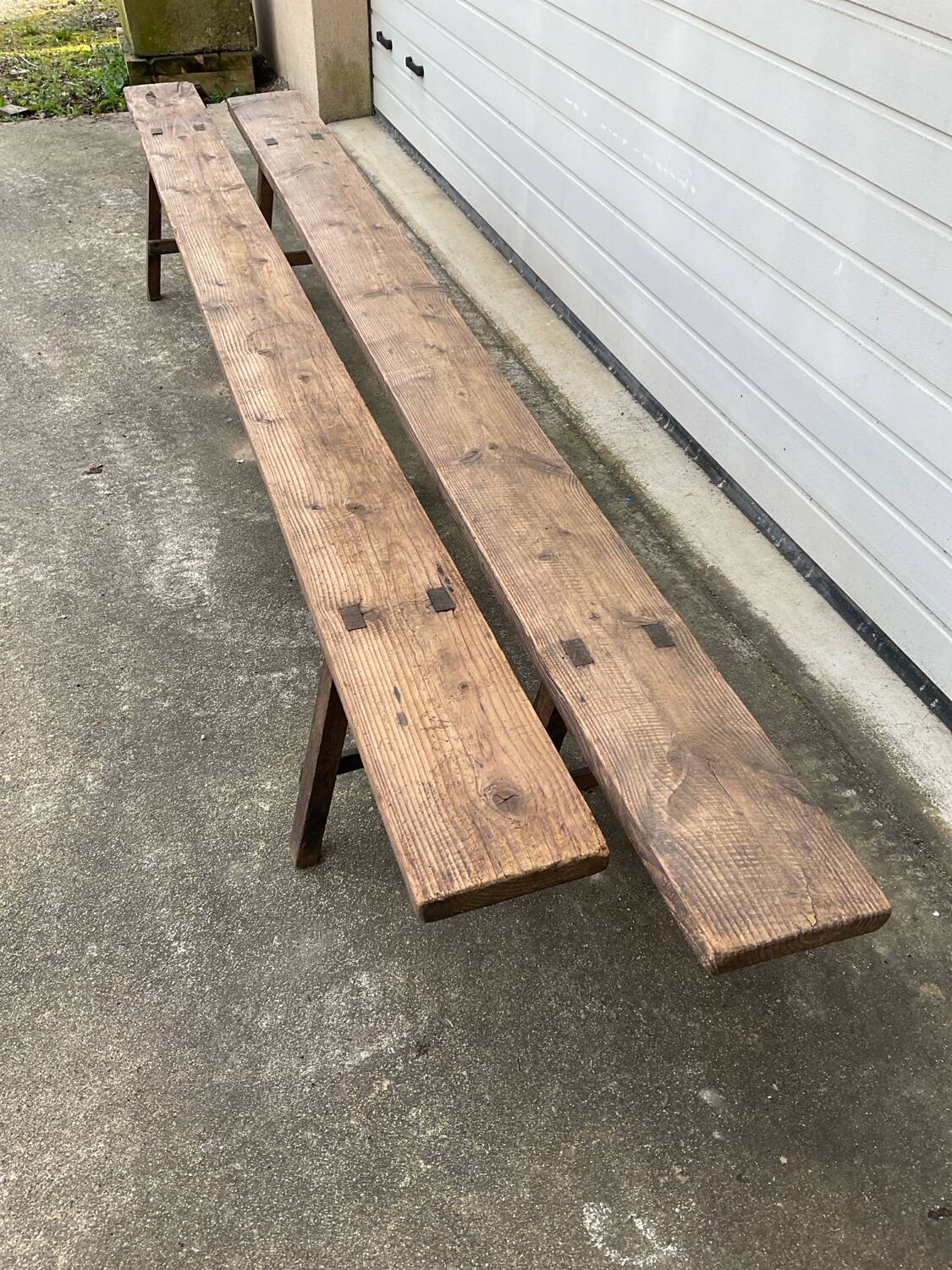 Paire de bancs
