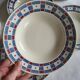 Set of 4 Vincennes earthenware soup plates, Paris.