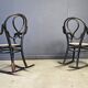 Pair of Art Nouveau rocking chairs, 1910s
