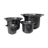 Ceramic vases set by Sergio Asti for Gabbianelli Italy 70