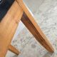 Table basse en formica et bois vintage