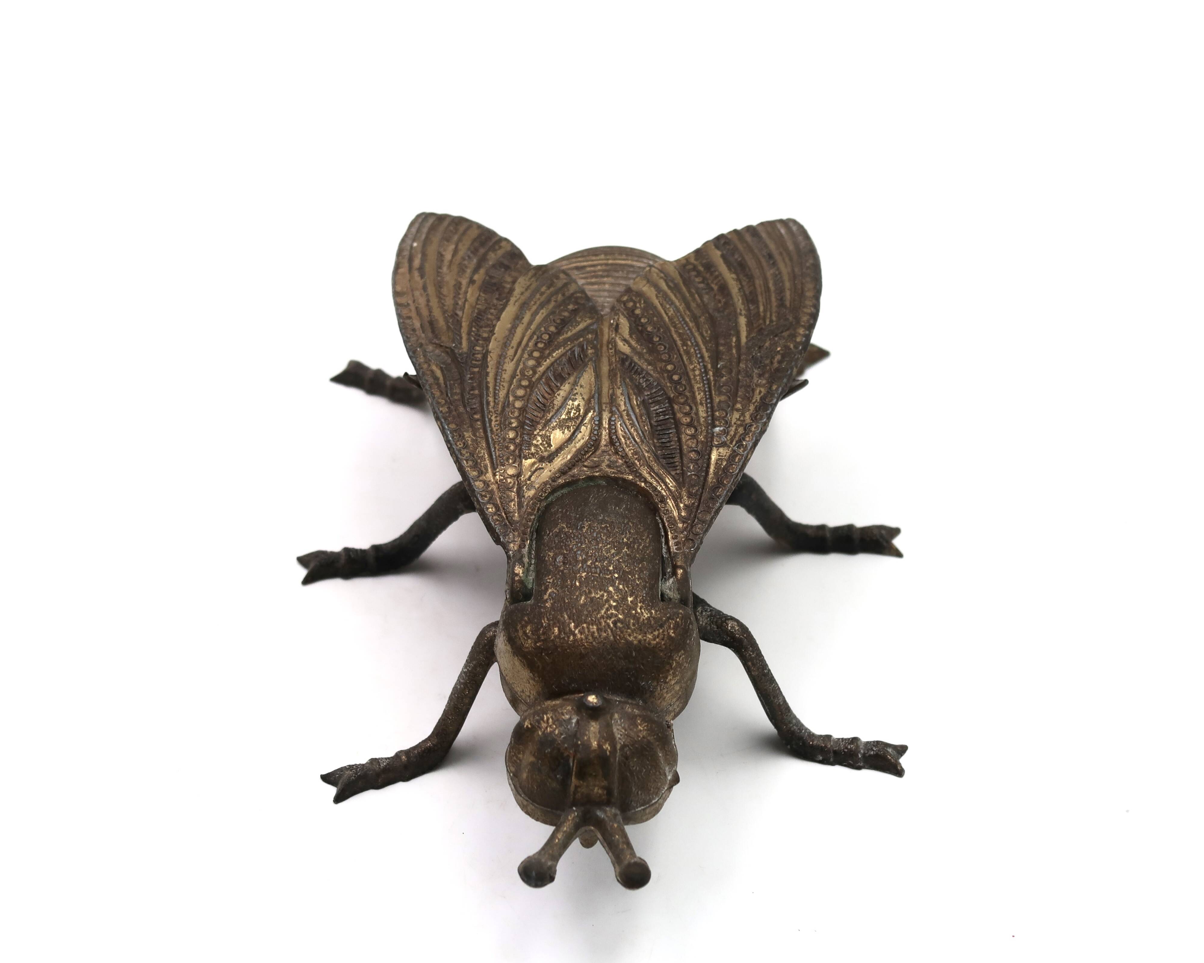 Metal ashtray in the shape of a fly, 1950s